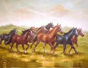 unknow artist Horses 017 oil painting reproduction